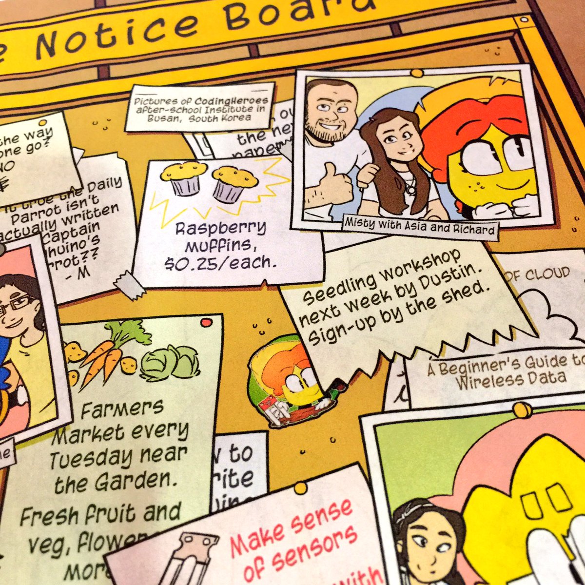 Pod_Pi's tweet image. Volume 11 also features @iPadEFLTeacher #CodingHeroes institute in South Korea in our notice board. #edtech 👍🏼