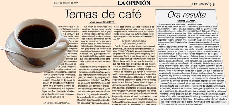 AgenciaNMX's tweet photo. #Editorial #LaOpinióndeMichoacán #TemasdeCafe
Temas de Café: Juan  Manuel BELMONTE  (08/05/2017)

https://t.co/lfghim7aGx https://t.co/1nnacF8GDW