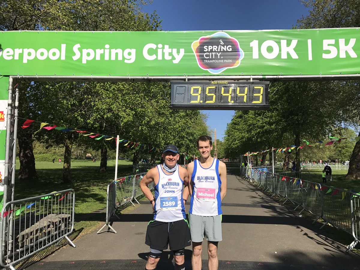 roversdeb's tweet photo. Father and son at the start line #springcityliv https://t.co/H9SL9eVr4R