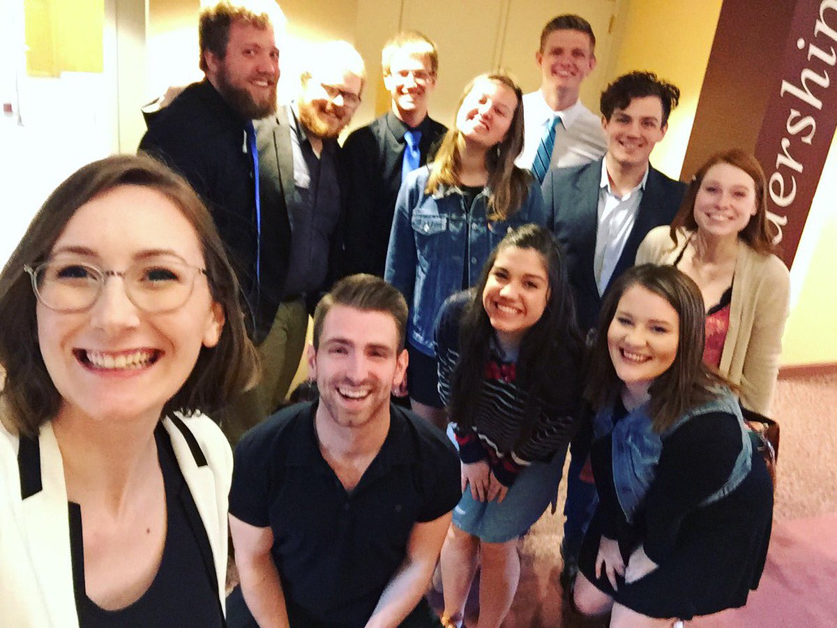 We had a great time singing again this year at the Sapphire Awards last week! Last gig of the semester: ✔️