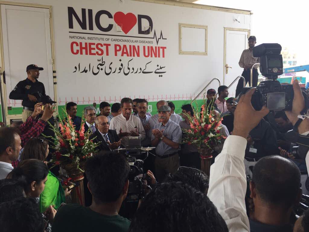 CfCpak's tweet photo. Launch of #CompassionateHealth ribbon cutting ceremony @MayorKarachi @wasimakhtar1955 #RehabilitationResponse #NICVD https://t.co/mImRoXPG16