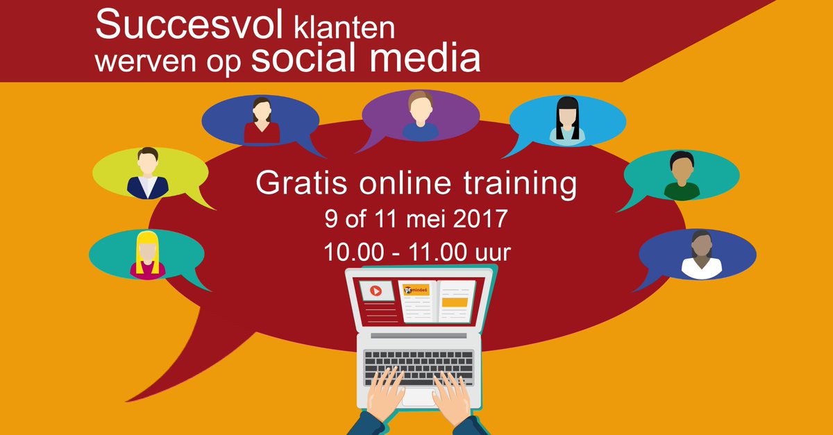 Morgen gratis webinar 'Succesvol Klanten Werven Online'. Inschrijven kan via www-pr-minded-nl.webinargeek.com/succesvol-klan…