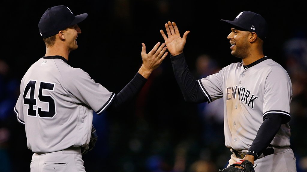 RECAP: #Yankees beat Cubs in 18 innings to finish sweep. atmlb.com/2pbFFxf