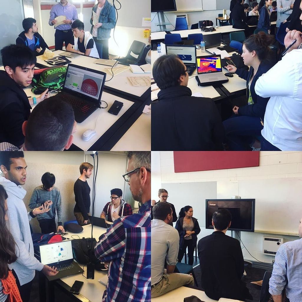 UNSWCoDe's tweet photo. #CODE3100 industry engagement presentation discussing #AR/VR #grasshopper3d #digitalfabrication aspects of the pro… https://t.co/AHiaGQbfI7 https://t.co/ZsThC3H16T