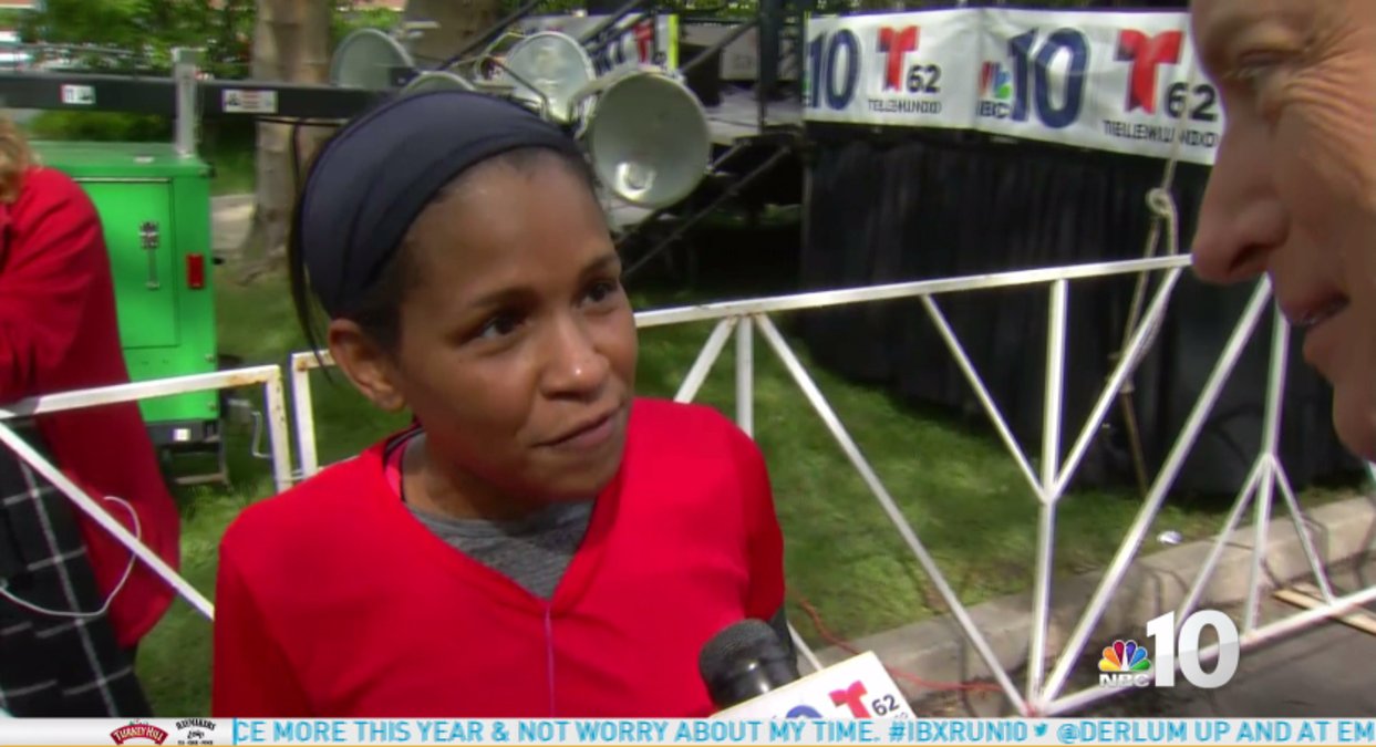 NBC10’s Erin Coleman Finishes First Broad Street Run http//bit.ly