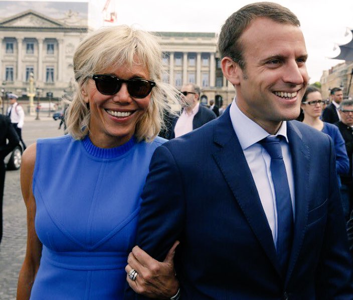 Boom_and_Bang's tweet photo. Phew! Congrats to @EmmanuelMacron. Looking forward to a new era of First Lady styling, vive la France! #chic #fashion #style #sexysixty https://t.co/x9MWgdtpKh