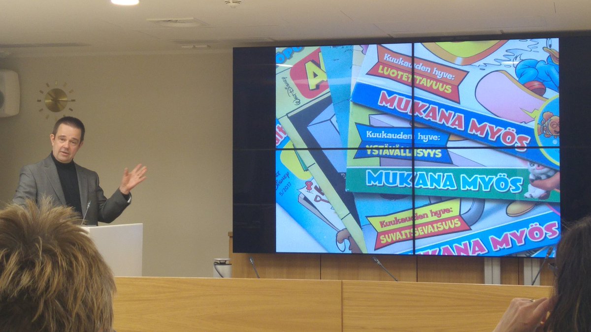 Aku Ankka junior käsittelee joka numerossaan yhtä hyvettä. #työelämä2020 #hyveettyössä