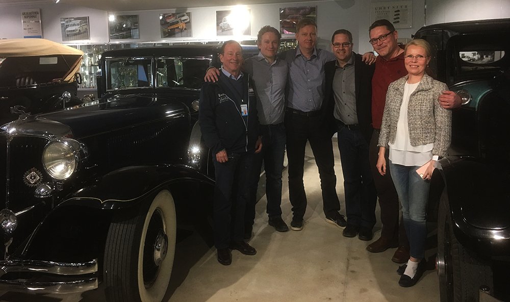 Lexialaisia vierailulla WHD Gårdissa &amp; Woikosken automuseossa. Kiitokset Clas ja Sari Palmbergille vieraanvaraisuudesta <a href="/woikoski/">Woikoski</a>