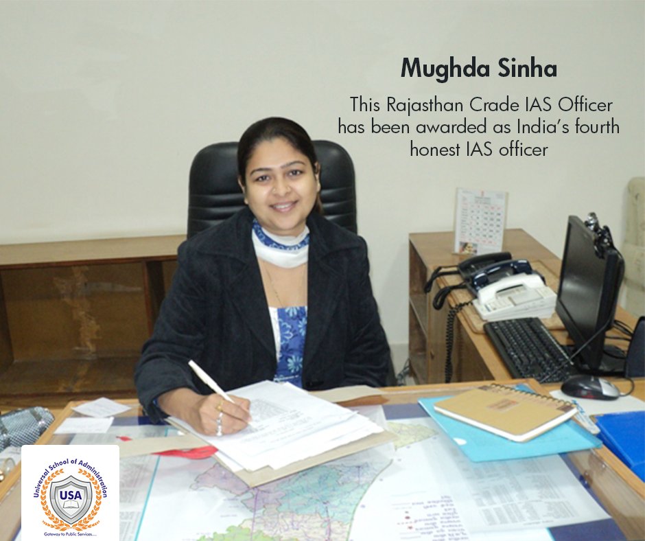 Universal_S_A's tweet photo. #InspiringPeople #IAS #FemaleIAS #MughdaSinha https://t.co/tlUQTzwdc3