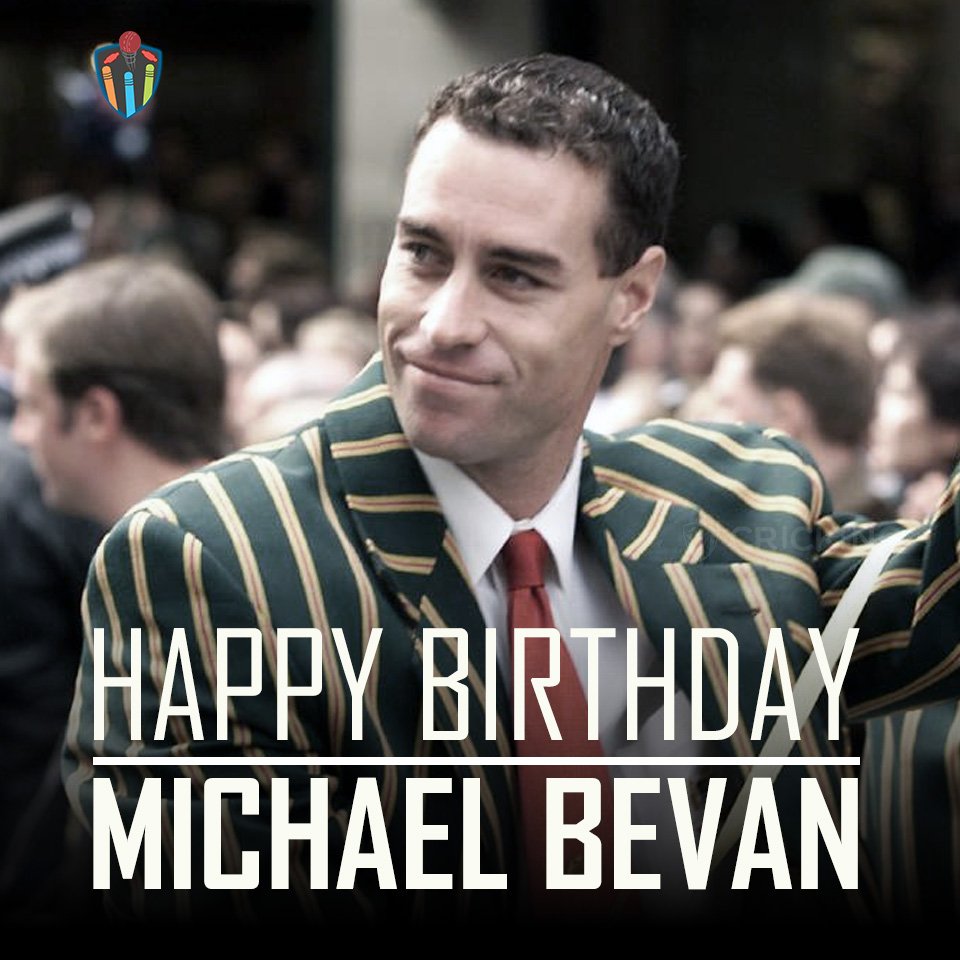 Happy Birthday Michael Bevan. The former Australian cricketer turns 47 today. 