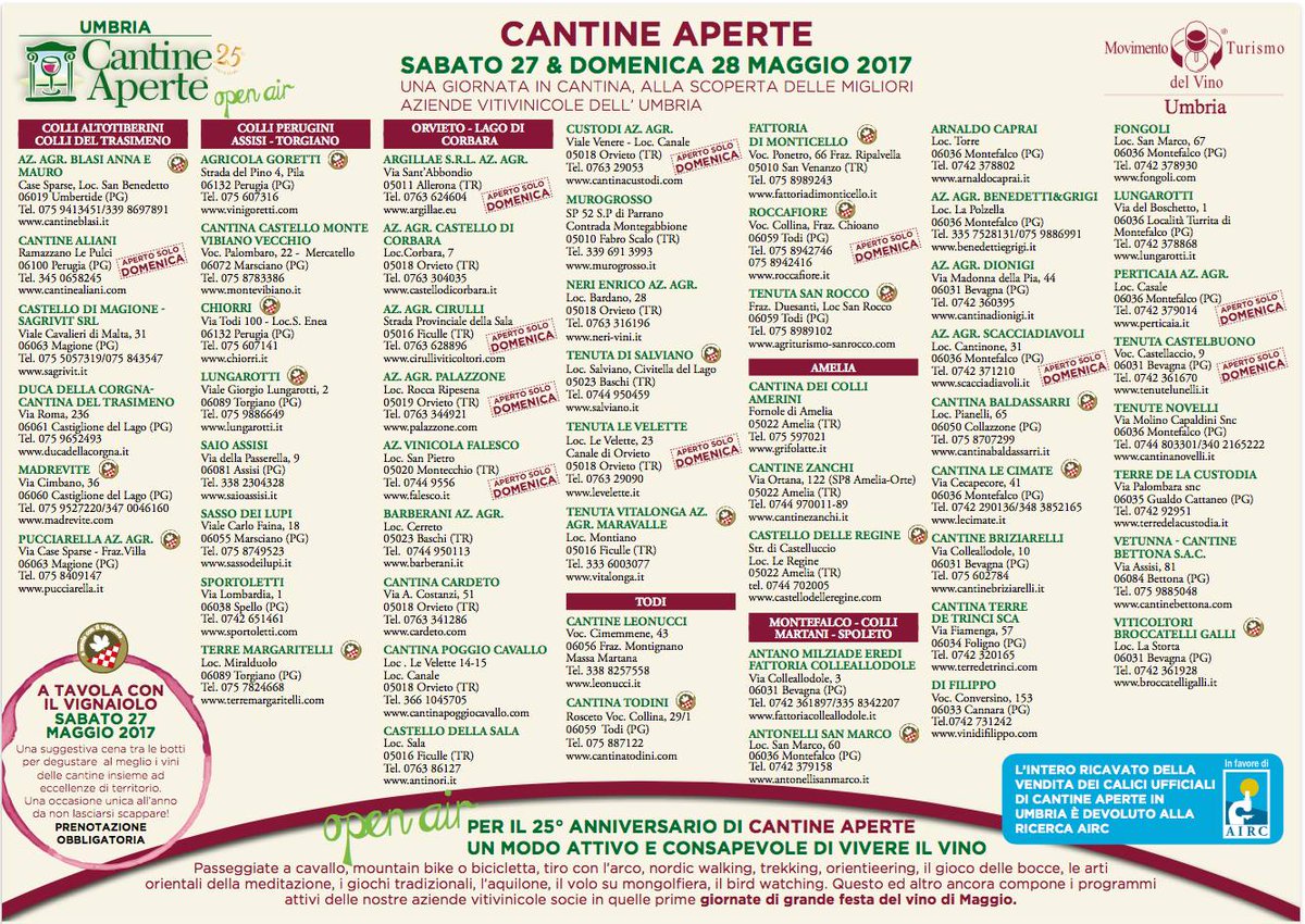 Tutto pronto per #CantineAperte2017 con <a href="/MTVUmbria/">MTVUmbria</a> e le sue cantine! 
Al soggiorno ci pensiamo noi ⇨ stradevinoeolio.umbria.it/page.asp?idart…