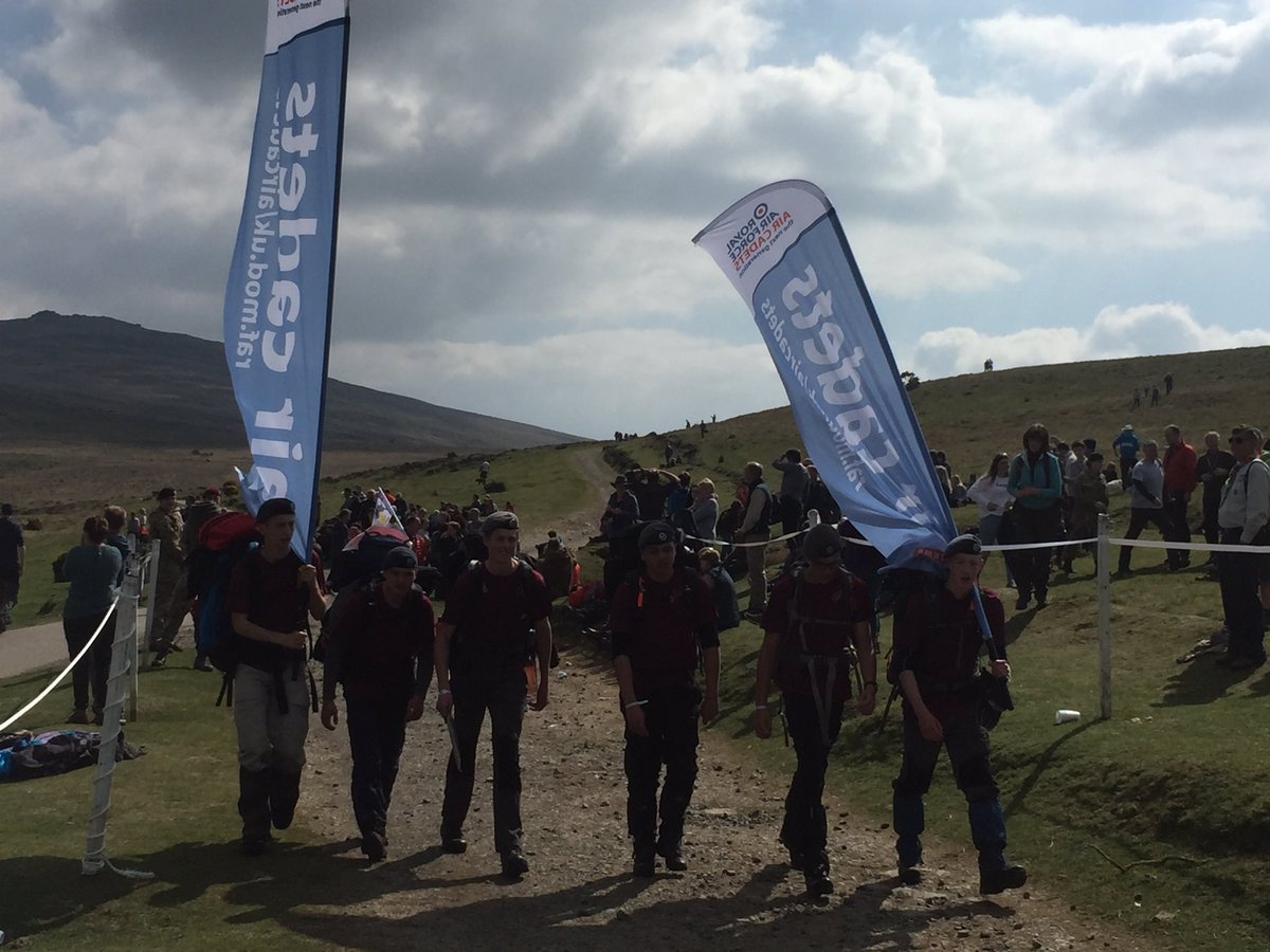 First Dorset and Wiltshire Wing 55mile team in about 20years finishing the 2017 TenTors Challenge <a href="/aircadets/">RAF Air Cadets</a> <a href="/ComdtAC/">Commandant RAF Air Cadets</a> @DorsetWiltsATC