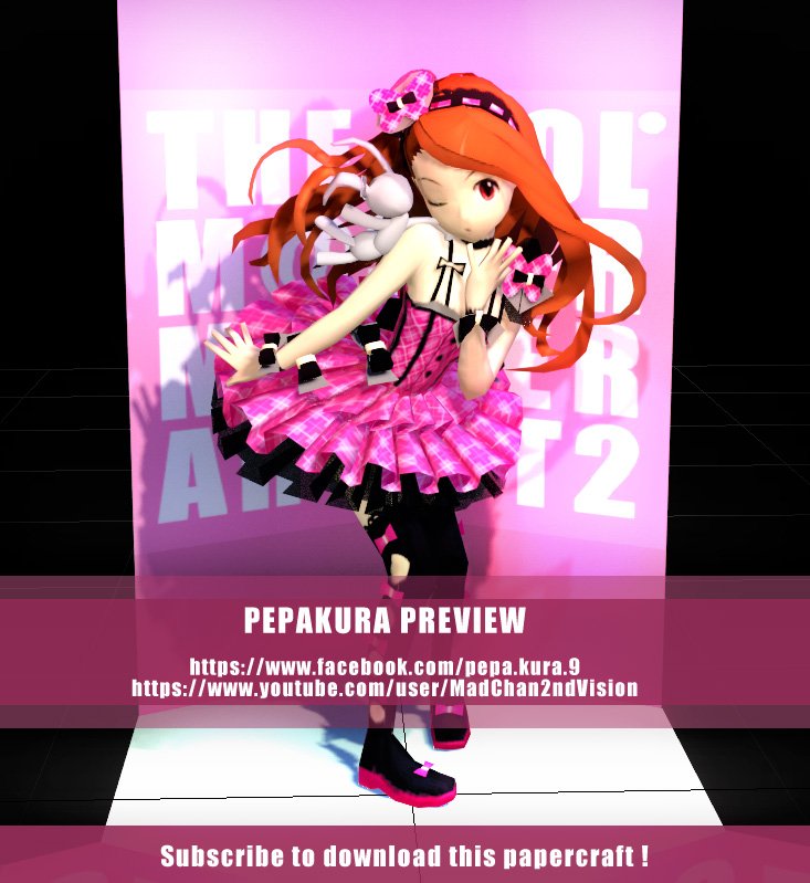 Maxscript4Games's tweet image. The video in a couple of days, plz subscribe for many futurs dl like this one #pepakura #papercraft #handmade #Minase #Iori #3dmodel #3dmesh
