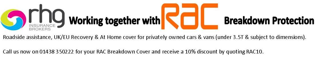 rhg's tweet image. **BREAKDOWN COVER**  from as little as £30, quote RAC10 &amp;amp; receive an extra 10% off! Cheaper than RAC directly! Call us today on 01438 350222