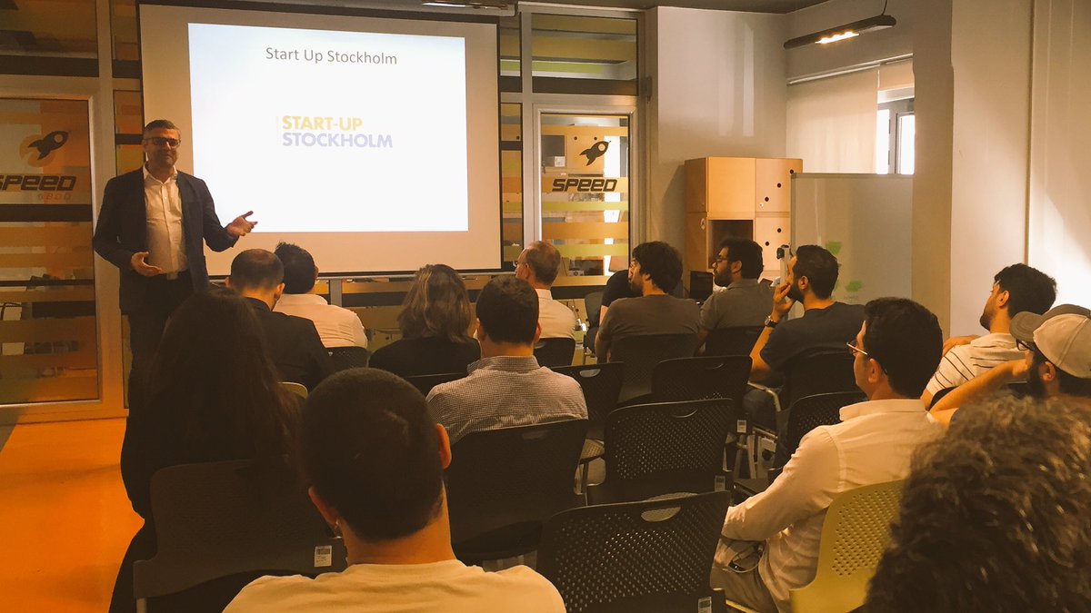 speedacceleratr's tweet photo. Wadih el Achkar from Startup Stockholm shares insights about the #swedish #startup ecosystem with #SpeedStartups and #AltcityStartups! https://t.co/jOSKa0x4lp