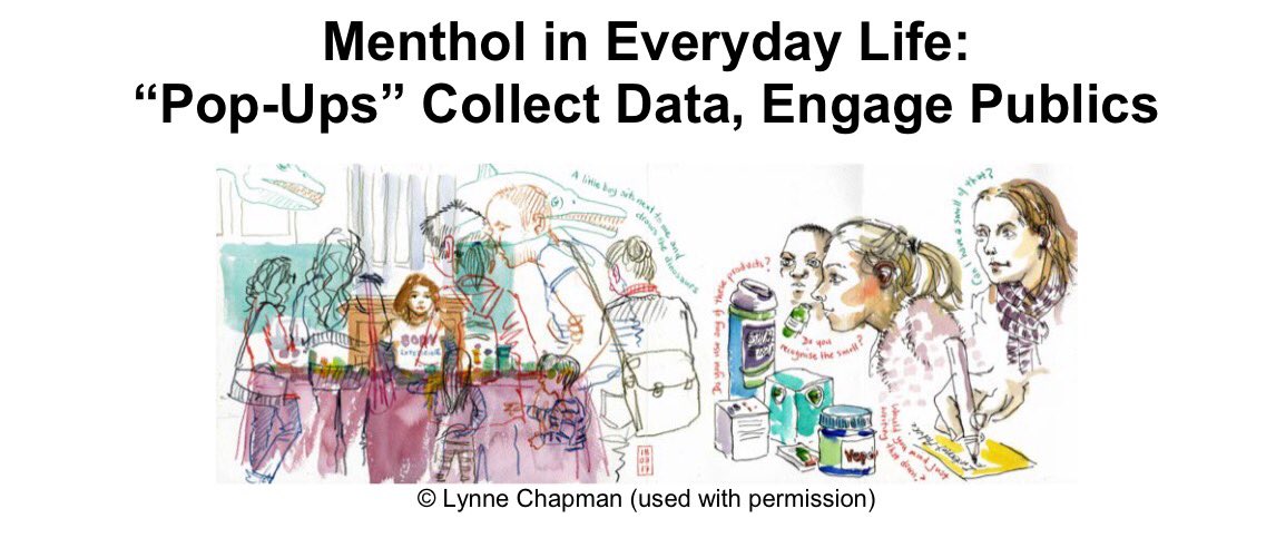 AndyBalmer's tweet photo. @SYNBIOCHEM #RRI brief on our menthol in everyday life &amp; #syntheticbiology research. W/ some pics by @LynnePencil https://t.co/AhRzqs3bc5 https://t.co/qZmXQyKFtK