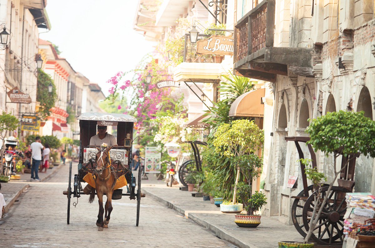 PhilTourismME's tweet photo. How about you take a beautiful stroll down Vigan's cobblestone streets?  #itsmorefuninphilippines #visitthephillipines #philippines https://t.co/wI7t1SJ4nv