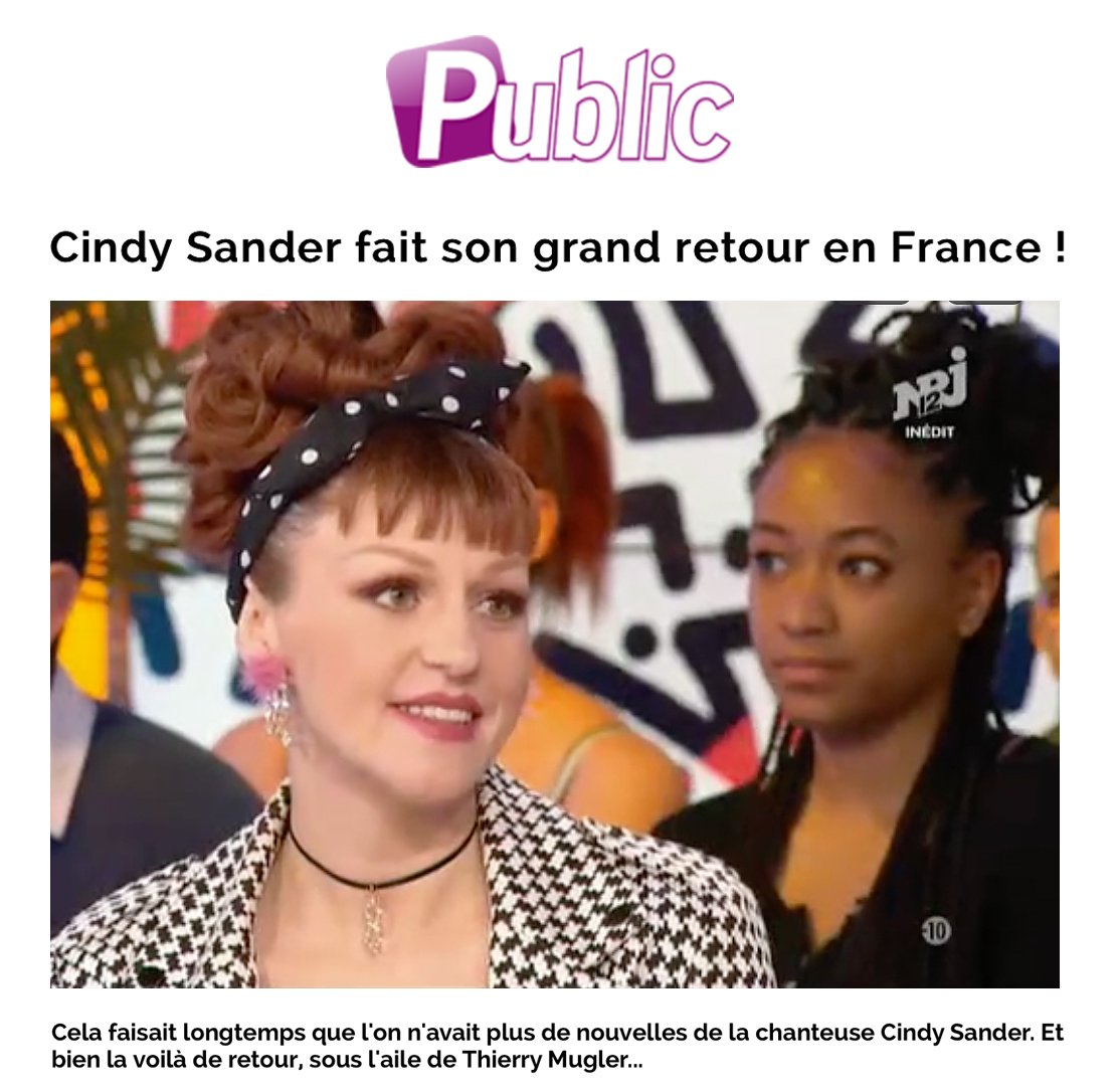 cindysander_off's tweet photo. Revue de presse : articles #LeRépublicainLorrain (https://t.co/UKh8UqGvit) et #Public (https://t.co/icHbvwWXeD) #CindySander #PrèsDeMoi :) https://t.co/33ASjcRapZ