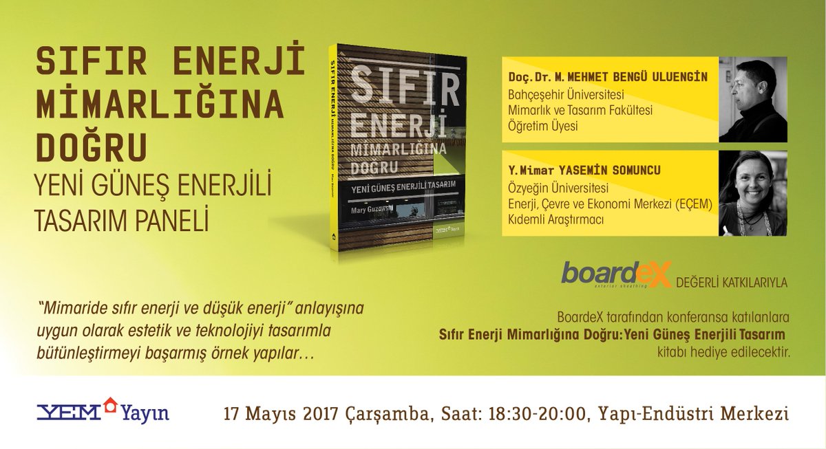 dalsanalci's tweet photo. BoardeX'in üreticisi olarak "Zero Energy Architecture" isimli kitabın sektöre kazandırılmasına katkıda bulunmaktan mutluluk duyuyoruz. https://t.co/qa282kxkwc