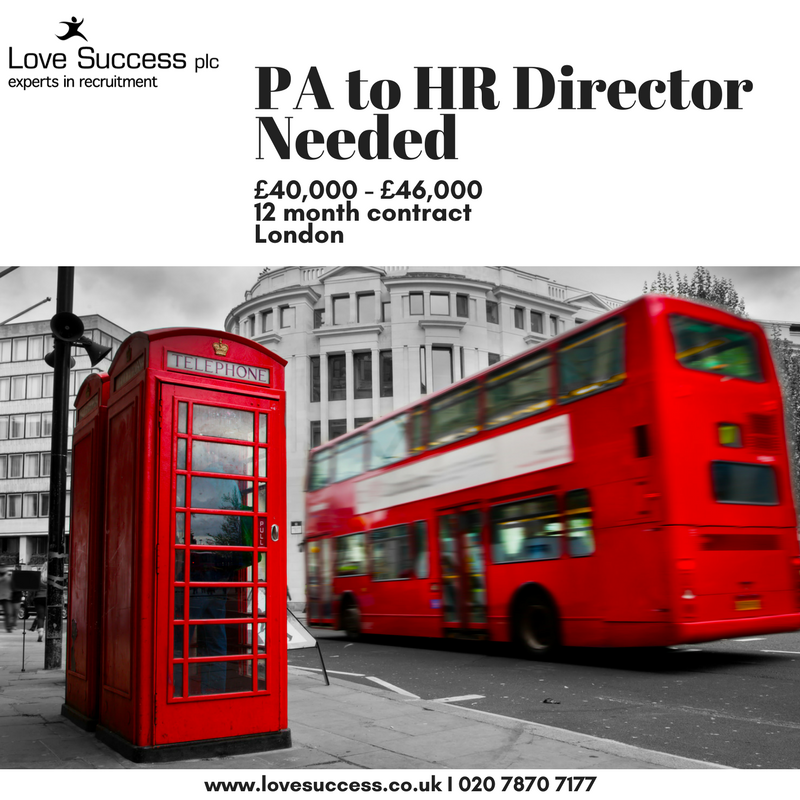 successlondon's tweet photo. PA to HR Director Needed... £40,000 - £46,000
APPLY NOW>> https://t.co/NqxTuNiT3i #mondaymotivation #PAneeded #London #jobsearch @PALifeMag https://t.co/DzPc3Y3pWd