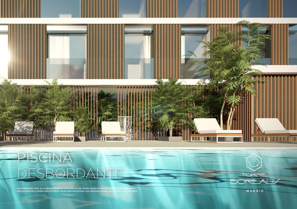 TorreBorealis's tweet photo. En Madrid en verano se agradece tener piscina. ¡Reserva tu vivienda en #TorreBorealis y podrás disfrutar de este y muchos otros servicios! https://t.co/nBAHQ65GSm