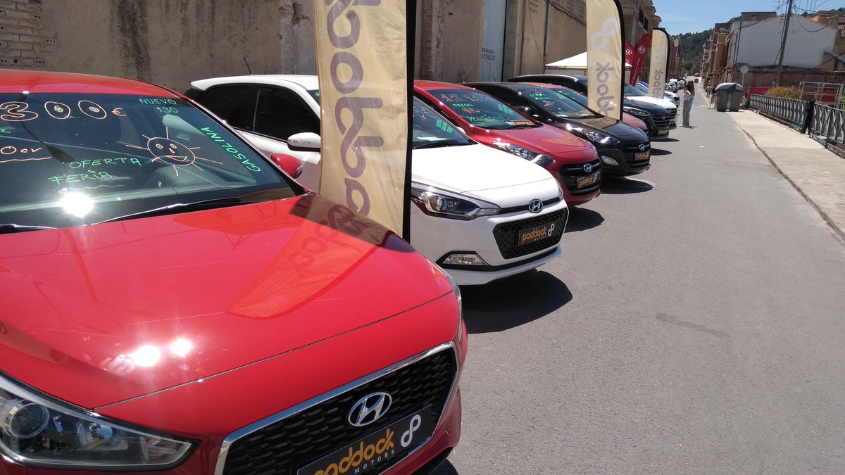 Paddock_Motors_'s tweet photo. ¡Fotos d'aquest cap de setmana a la Fira de Comerç de Riba-roja de Túria! 🚗
#ribarroja #paddockmotors #feria #coches #motor #Hyundai https://t.co/z6CqSN9XWd