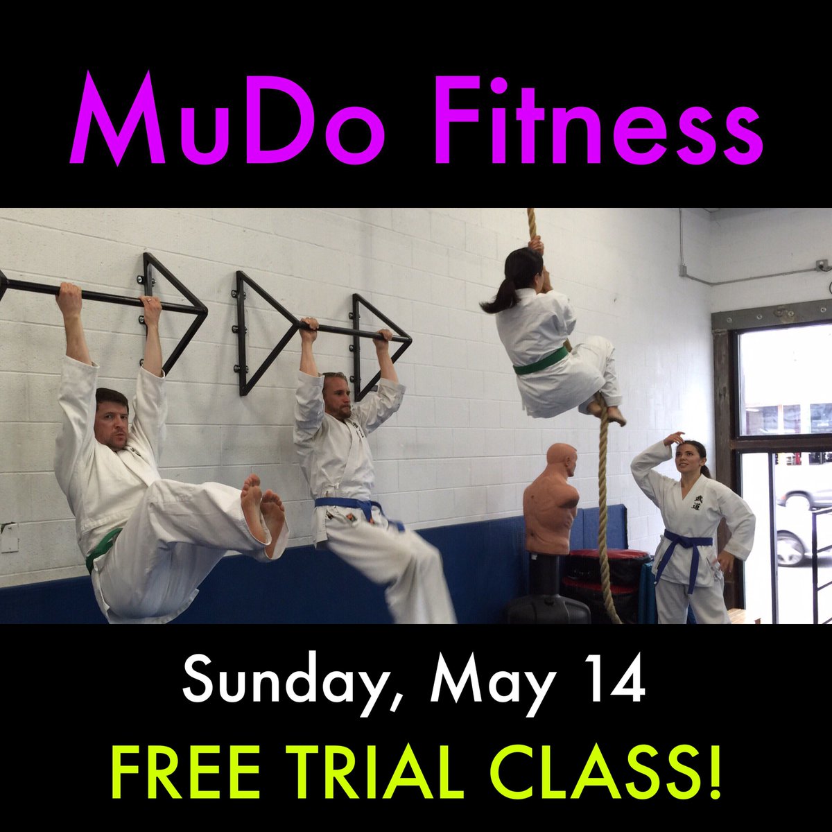 MuDo Fitness, a Strength &amp; Conditiong Class. SUN, May 14, 12:45 to 1:45pm. FREE TRIAL! 1828 Lincoln Blvd, #SantaMonica #mudofitness #mudoima