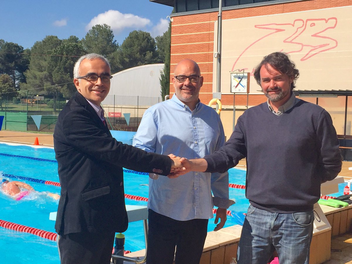 CARSantCugat's tweet image. Signem conveni amb  l'Asociación de Técnicos de Natación per fer el seu Congrés al #CARSantCugat
