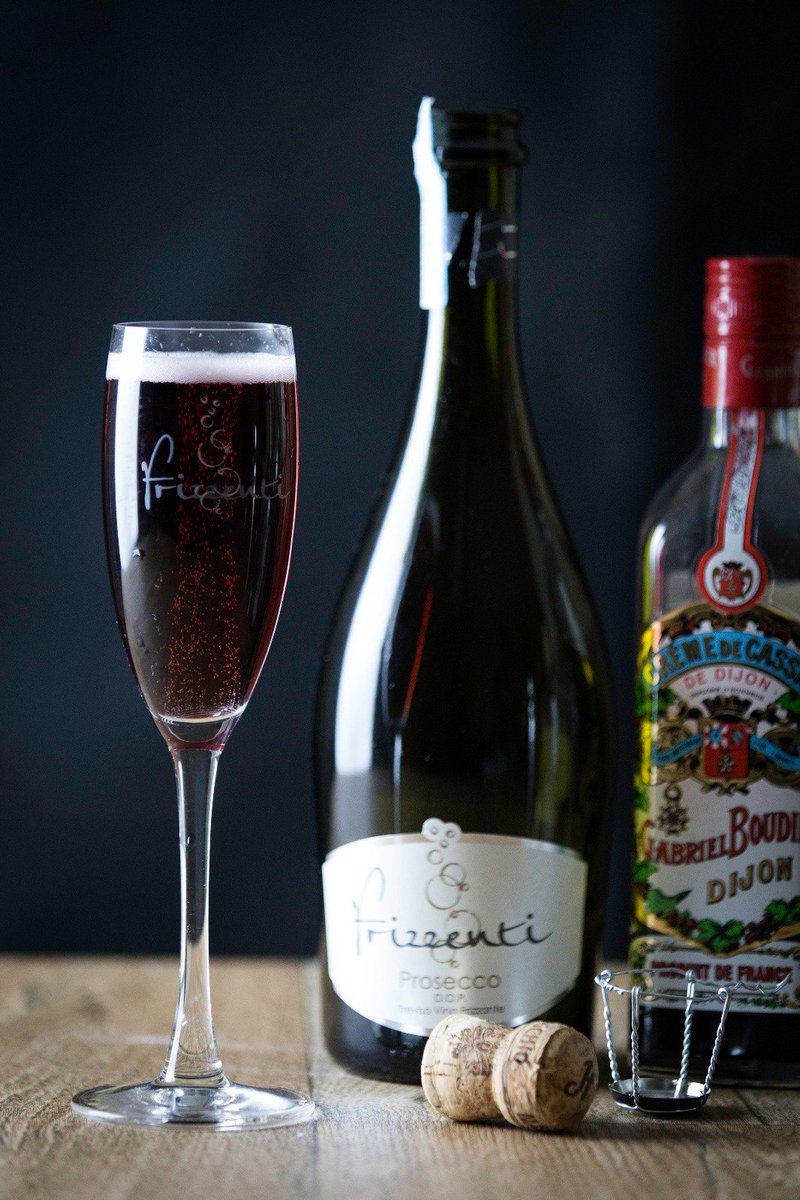 HelloProsecco's tweet photo. Here is on of our #signature #cocktails. Kir Royale, a mixture of Creme de Cassis and our fantastic @Frizzenti #prosecco  #HelloProsecco https://t.co/p481F2AsFF