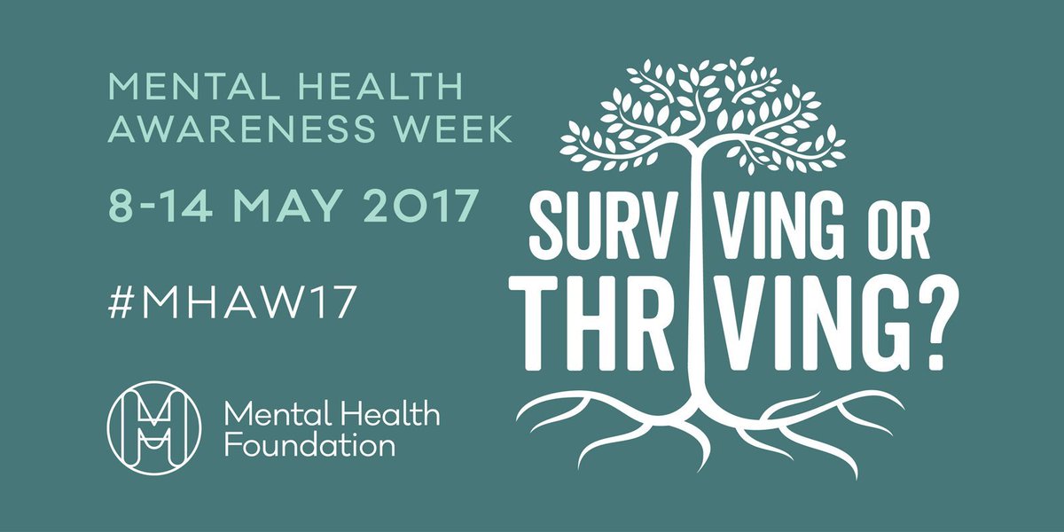 CombatStress's tweet image. It's #MentalHealthAwarenessWeek. This year's theme is 'Surviving and Thriving'. If you have any surviving stories, we'll RT them #MHAW17