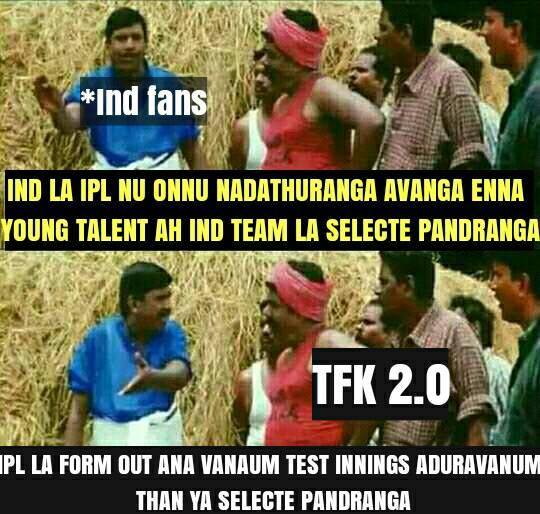 Honeybadggerr's tweet photo. To some fans 😷😷😷 #testInnings 😂😂😂 https://t.co/V5OHKHGl7J