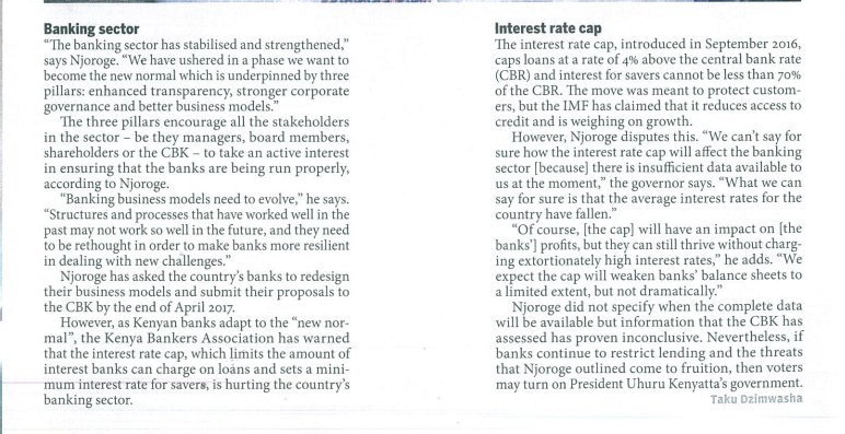 David_Indeje's tweet photo. CBK Gov @njorogep - Kenyan Financial sector can still thrive without charging extortionately high interest rates #MarketsKe https://t.co/bvDN12FEjl