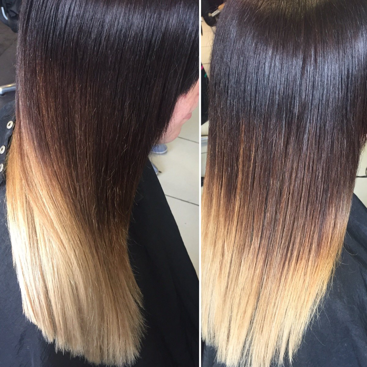 MeeeshellsHair's tweet photo. Exaggerated rich brown root stretch blending down into creamy blonde finish πgreat look straight or waved #exaggeratedbalayage #meeeshells https://t.co/N82SSdWiS5