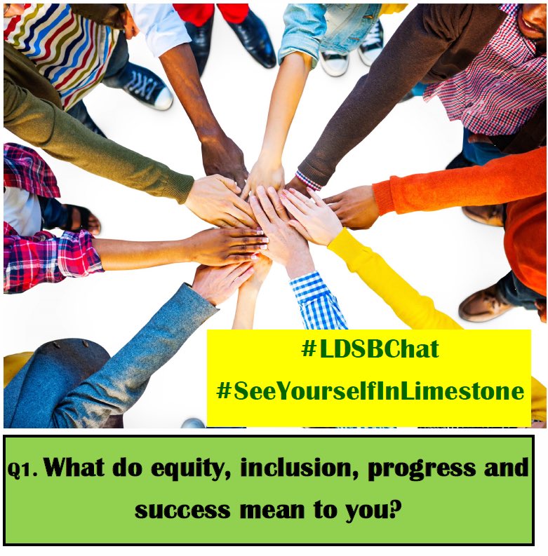 SusannaJ13's tweet photo. Q1: What do equity, inclusion, progress and success mean to you? #LDSBChat https://t.co/67AKeyMeAi