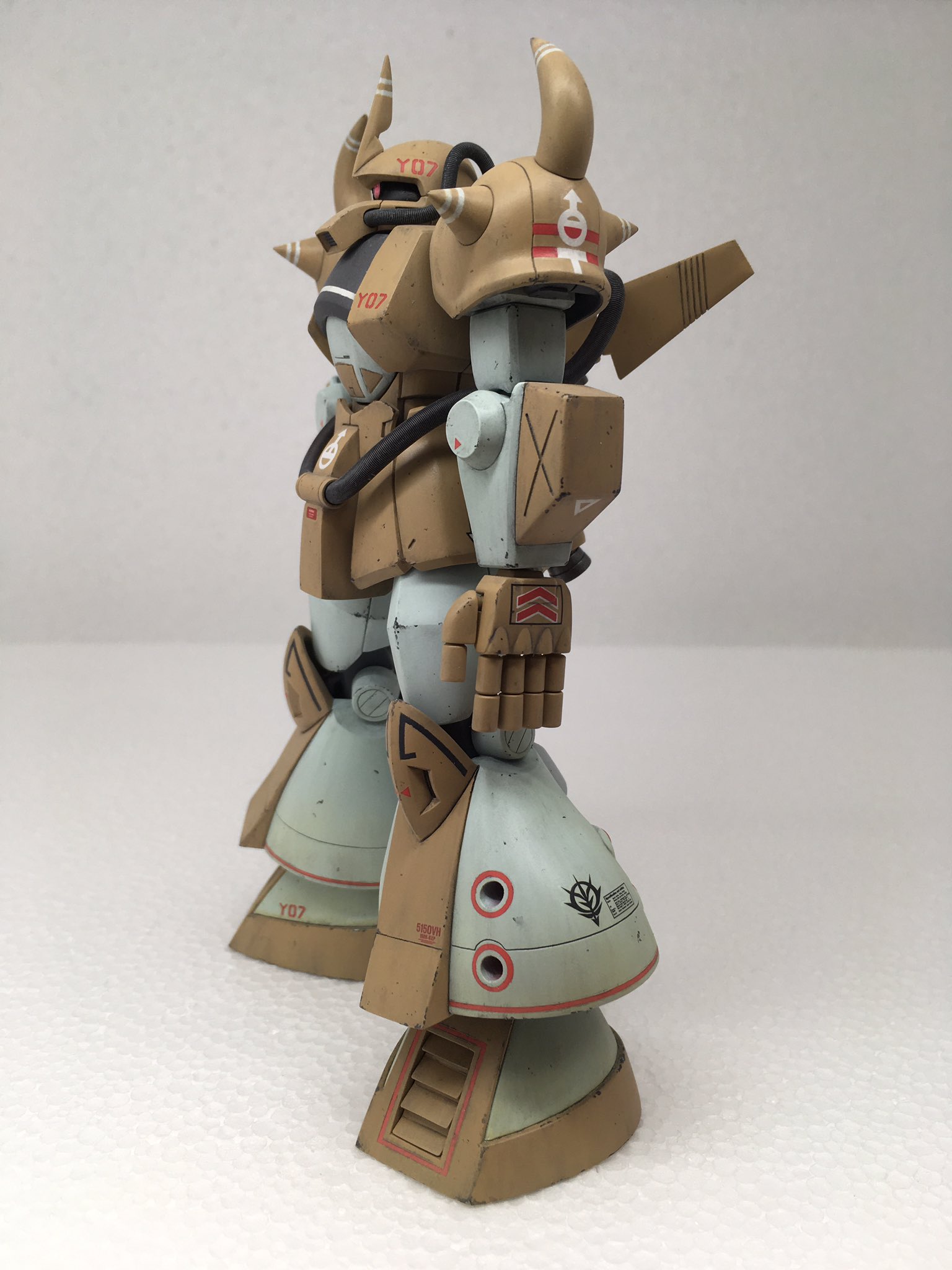 تويتر つま Rrm على تويتر 1 144 グフ飛行試験型 完成しましたー Hguc グフ リバイブ 旧キットグフ飛行試験型の ニコイチです 満足度高しです W T Co Dqw7bh4fgw