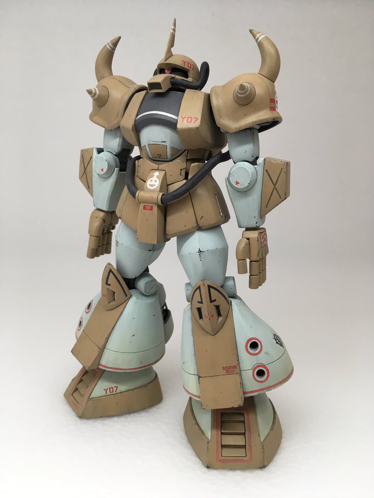 تويتر つま Rrm على تويتر 1 144 グフ飛行試験型 完成しましたー Hguc グフ リバイブ 旧キットグフ飛行試験型のニコイチです 満足度高しです W T Co Dqw7bh4fgw