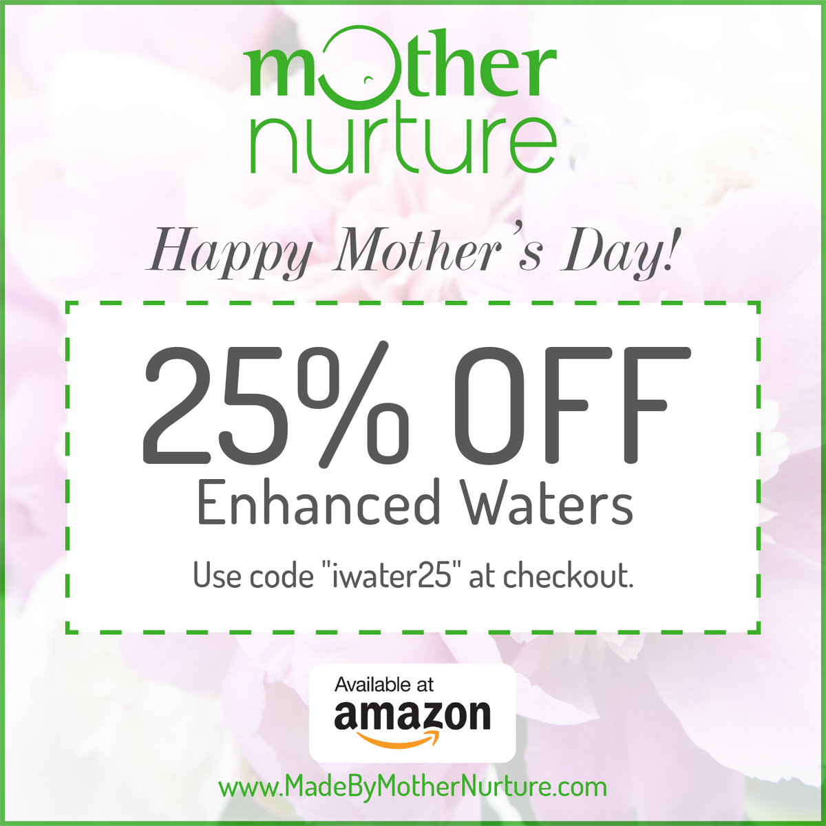 MyMotherNurture's tweet photo. Celebrate Mother's Day with 25% OFF #MyMotherNurture water! Satisfy those pregnancy cravings and hydrate, too! https://t.co/2bzP3em4KK https://t.co/k6omhF91xn