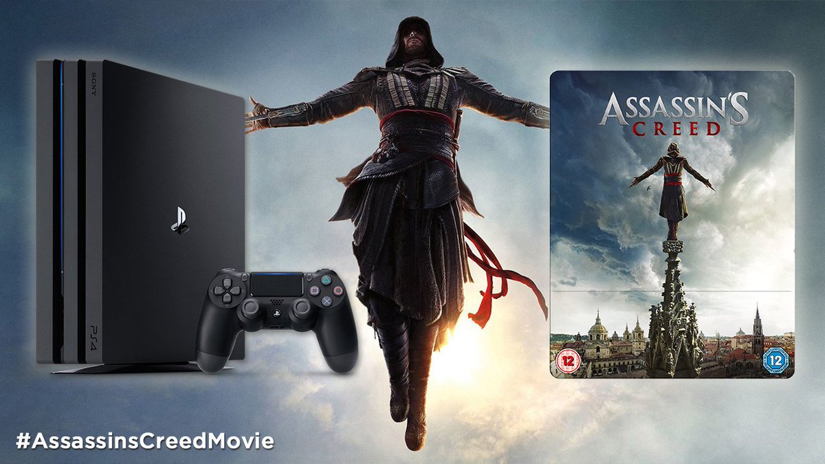 IGNUK's tweet photo. RT to win a PS4 Pro &amp; a BD Steelbook to celebrate the Digital release of @AssassinsCreedMovie! TC's https://t.co/N1QyQ4OuMu UK18+ #sponsored https://t.co/30lH2WbAZ2