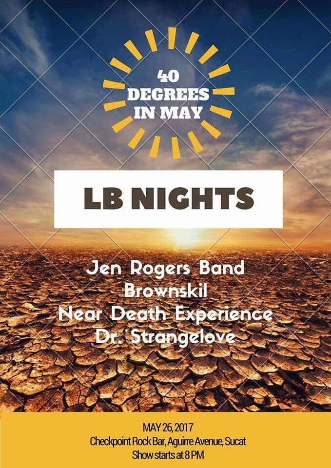 tnde_lb's tweet photo. Two gigs this month! 

May 13 - UP Ranchers' Firefly (BSP, Los Baños)
May 26 - LB Nights: 40 Degrees in May (Checkpoint Bar, Parañaque) https://t.co/x84LknRc6W