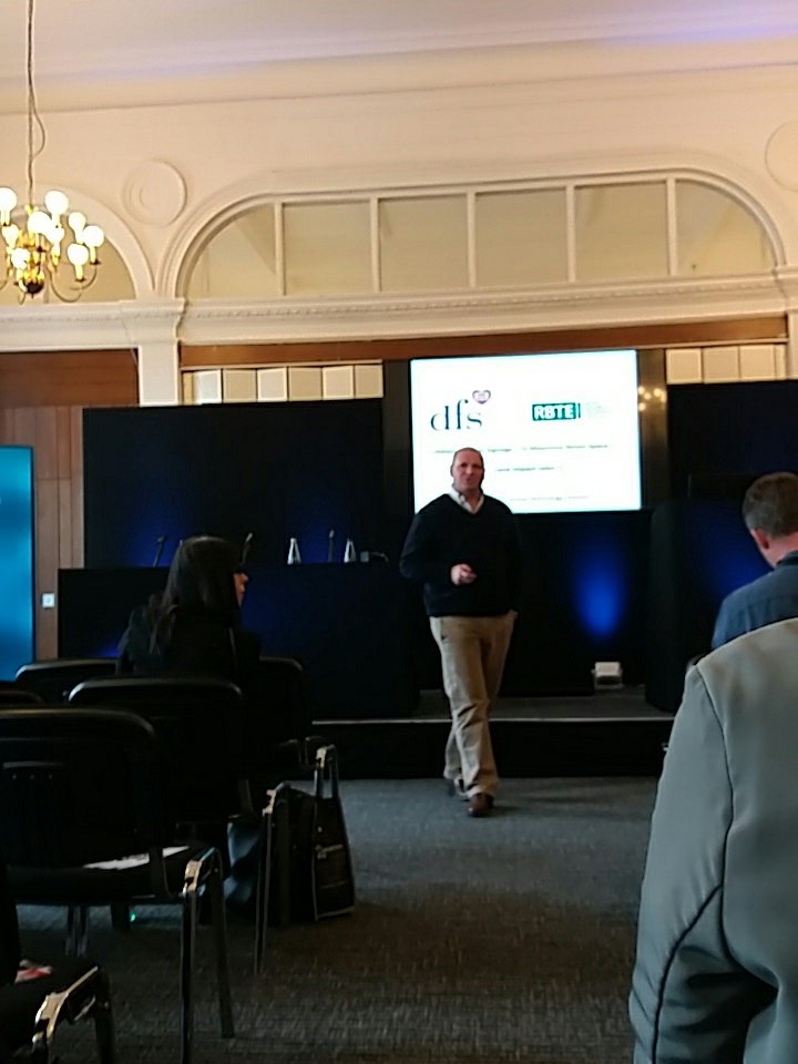 ThePAIGroup's tweet image. Head up to the RDSE conference theatre on 1st floor gallery to hear from Russell Harte of @DFS #seamlessdigital