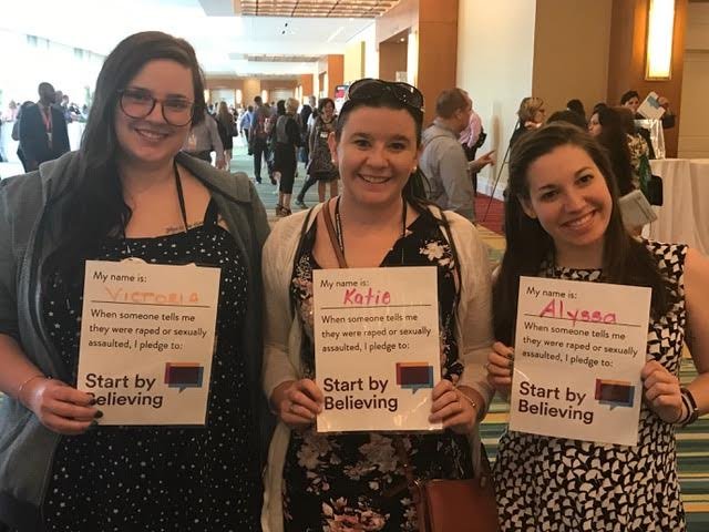 HealthImp's tweet photo. We're so glad to have gone to the Intern'l Conference on Sexual Assault & Domestic Violence. Together we can #EndDV and #EndSA. #EVAWI2017 https://t.co/nmButfnfHm