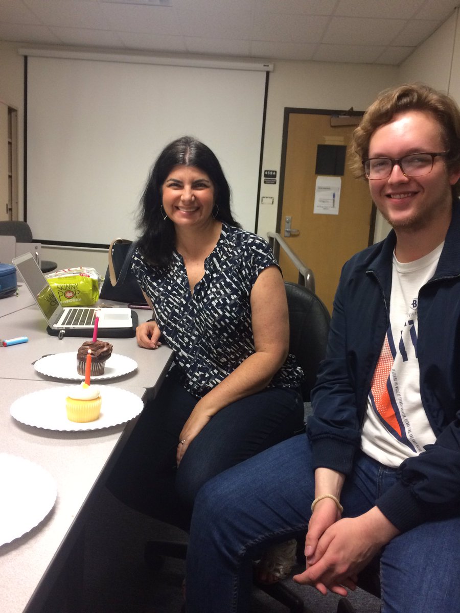 coraldoctors's tweet photo. Birthday celebrations at lab meeting this morning!  Happy birthday @LauraDMydlarz @Butler_UTA ! #coraldoctors https://t.co/rts7CNwY3r
