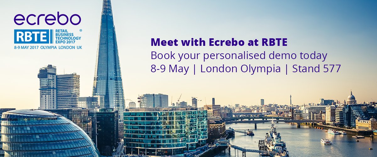 ecrebo's tweet photo. Personalise your #retail marketing w/ #digitalreceipts and #targetedoffers - Come talk to us in booth 577 at #RBTE17 https://t.co/XPmZ3PgRJ1 https://t.co/uzrEfDWW8d