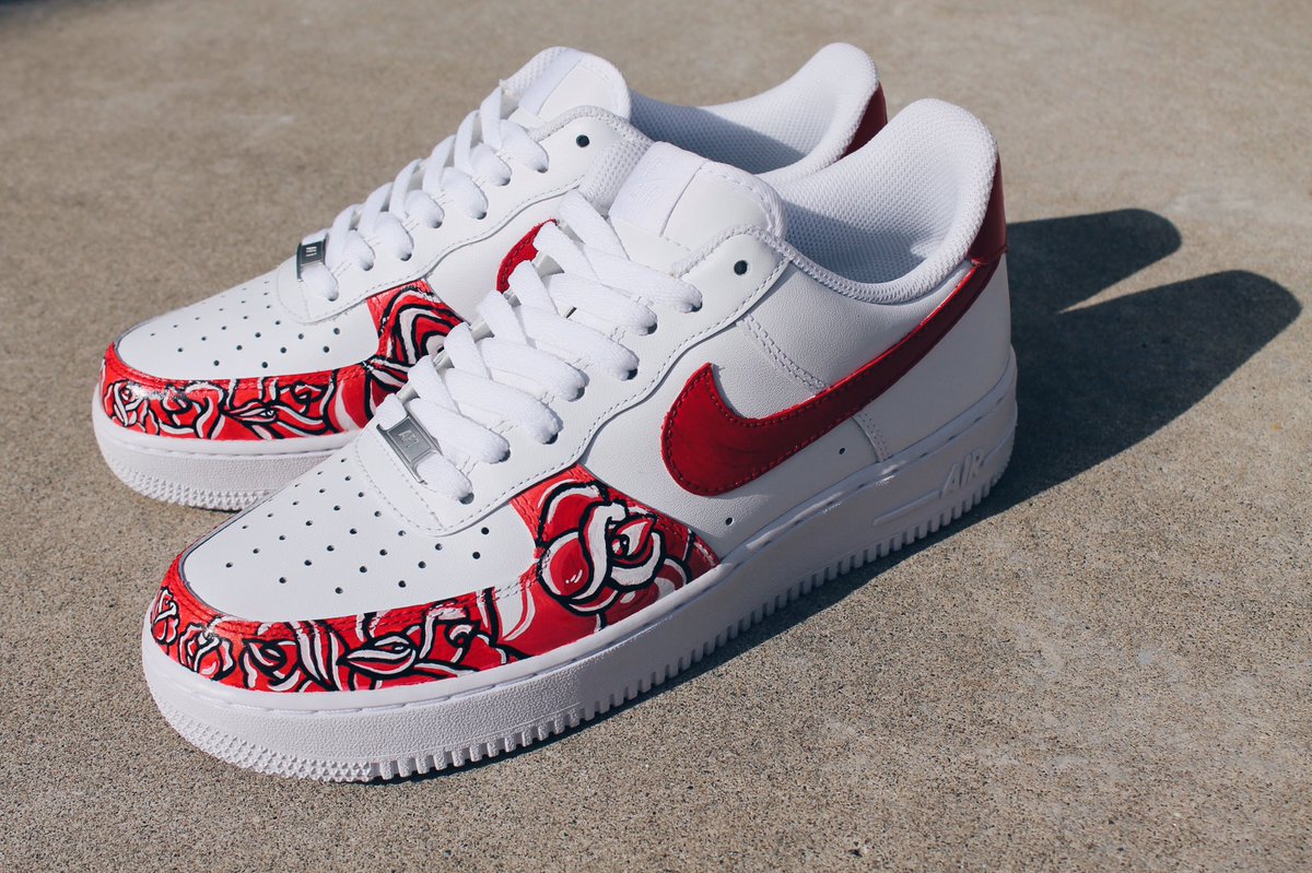 nike air force 1 custom rose