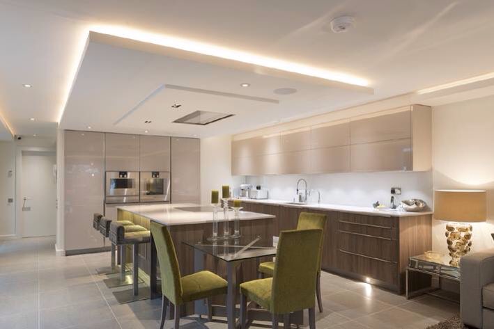 Internal hidden sliding doors allow the spaces to be opened up or closed off as required by Seary Architects. #architecture
