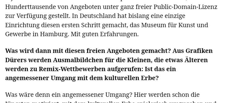 Suschna's tweet photo. @FAZ_Feuilleton @EllenEuler Freie Angebote sind zB für Kultur/Geschichtsblogs sehr wichtig. Deutsche u. 20 Jhd-Themen kaum möglich, mangels freier Quellen ➡Stillstand. https://t.co/wdhrfqpfMX