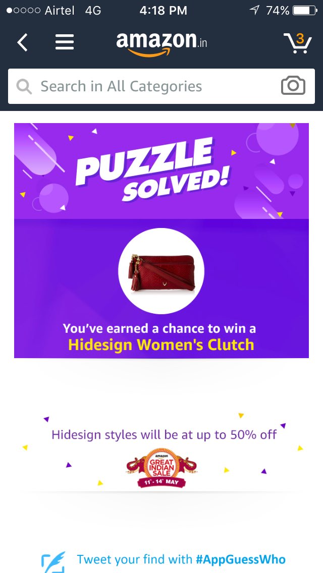 NehaHunswadkar's tweet photo. #appguesswho cracked the clue waiting for the prize https://t.co/D04NPlJCZj
