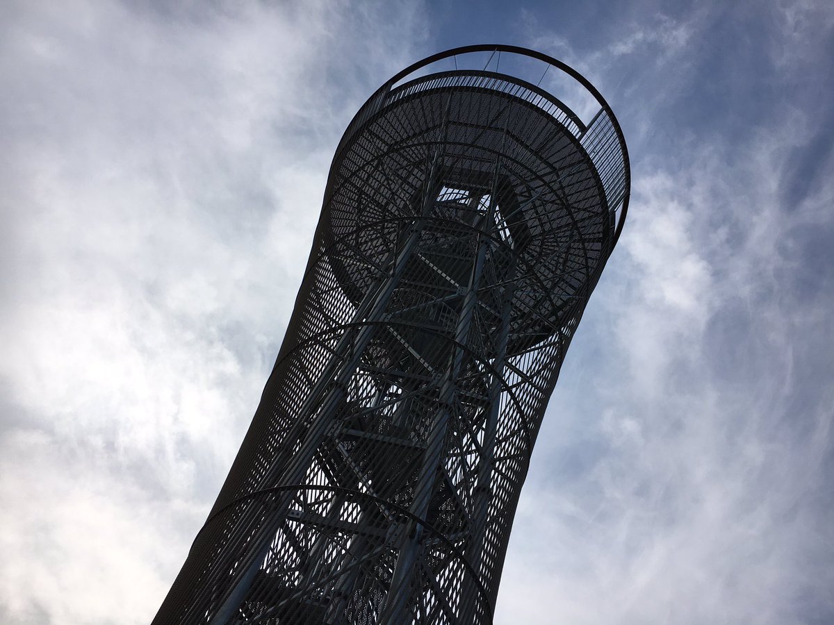 Uitkijktoren #wellerlooi open voor bezoekers. Een prachtig gezicht over de #maasduinen!