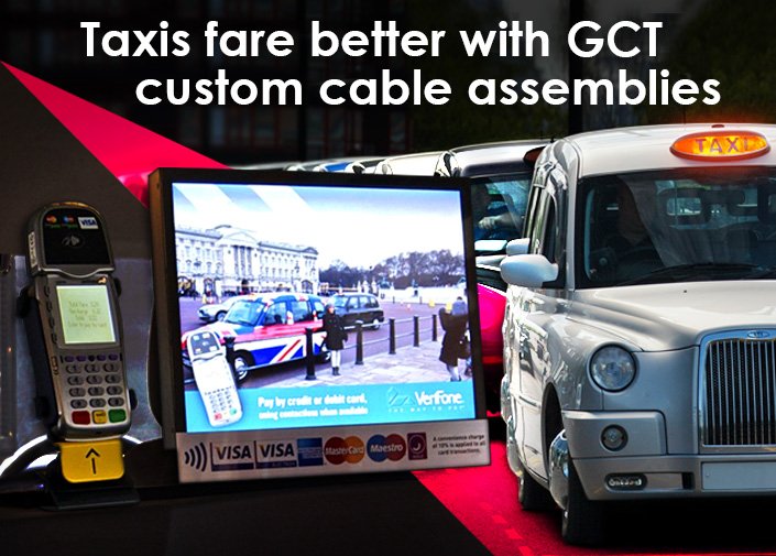GCT_Connexion's tweet photo. Discover how GCT manufactured and delivered custom cables quickly to meet a demanding taxi application for @Verifone https://t.co/RWk2UGHEQ8 https://t.co/hjtruvpu8b