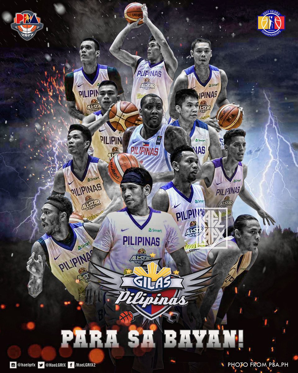 Para sa Bayan! #Gilas5.0 #LabanPilipinas #Puso #SEABA #PBAFanArt #Posterizes #GilasPilipinas